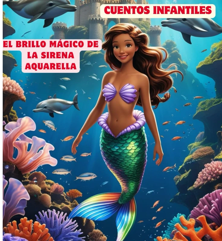 El Brillo Mágico de la Sirena Aquarella: Cuentos Infantiles de Sirenas