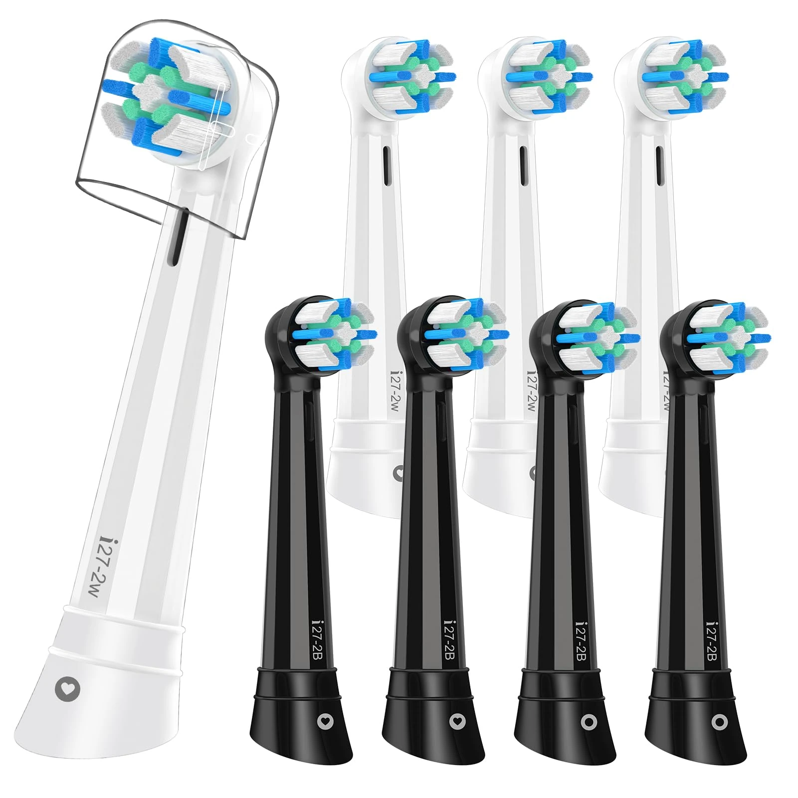Toothbrush Heads for Gentle Care & Sensitive Teeth,Replacement Heads Compatible with Oral B iO 2/3/4/5/6/7/8/9/10 Electric Toothbrush,iO Toothbrush Heads