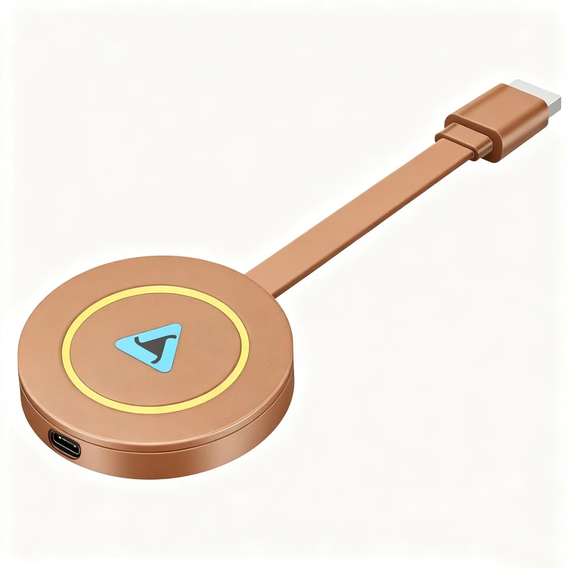 Wireless HDMI Dongle,Wireless Display Adapter， Miracast Dongle Compatible for i-Phone/i-OS/Android to Monitor/Mac, Support Miracast/Airplay/DLNA-1