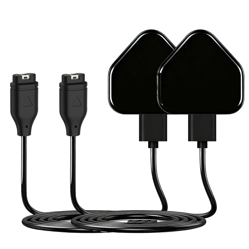 Charger for Garmin Watch Charger Cable(1m-2 Pack)- Watch Charging Lead Lay-flat for Vívoactive 6/5/4S/3, Forerunner 970/570/965/265/165/935/945/45S/245 Music, Fenix 8/7/6/5/4, Venu 4/3/2, Instinct 3/2