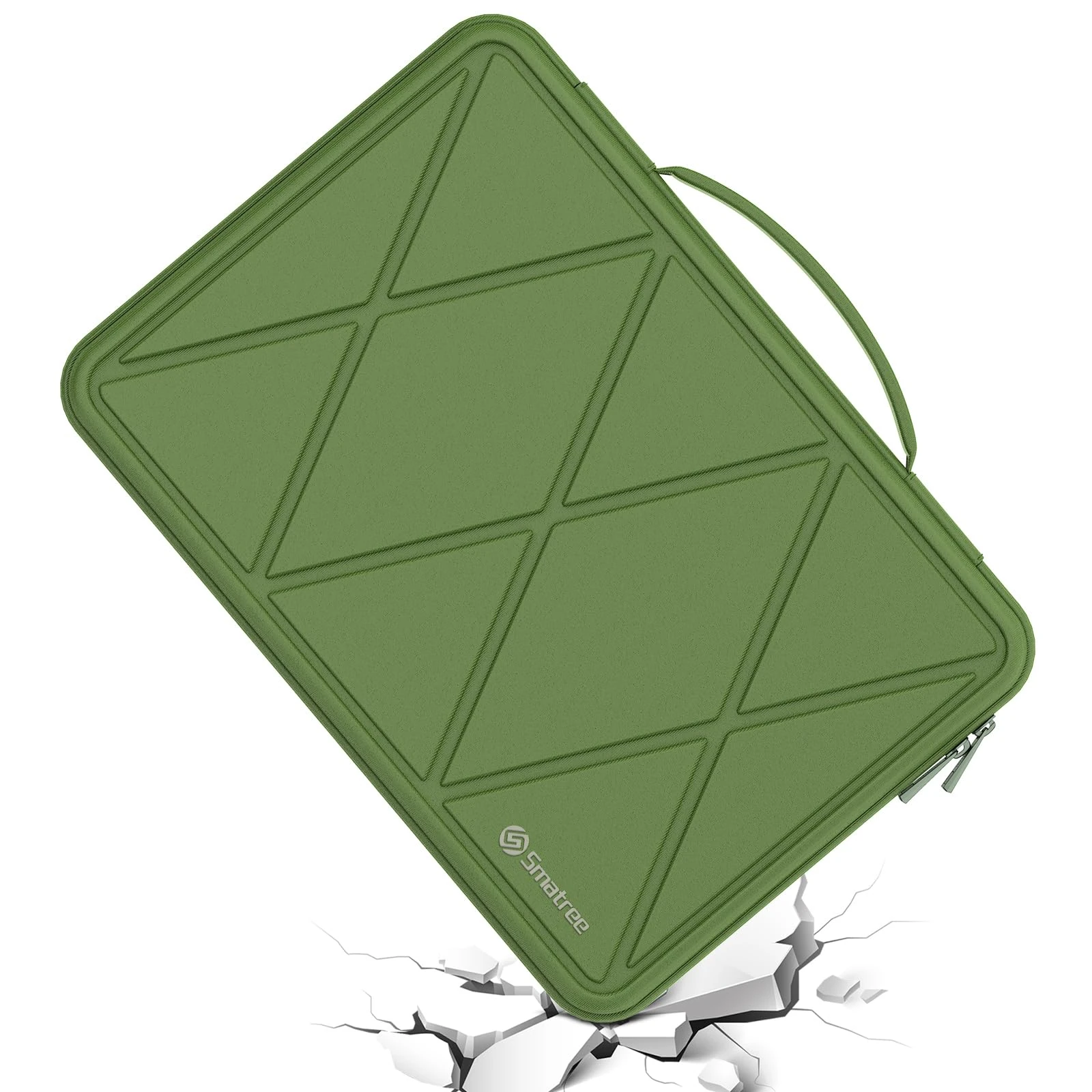 Smatree Hard EVA Protective Sleeve Case Compatible for 16 inch ASUS ProArt Studiobook Pro 16 OLED W7600/W5600/H7600 Laptop,Waterproof Hard Case for 16 inch ASUS Laptop,Green(X8303G)