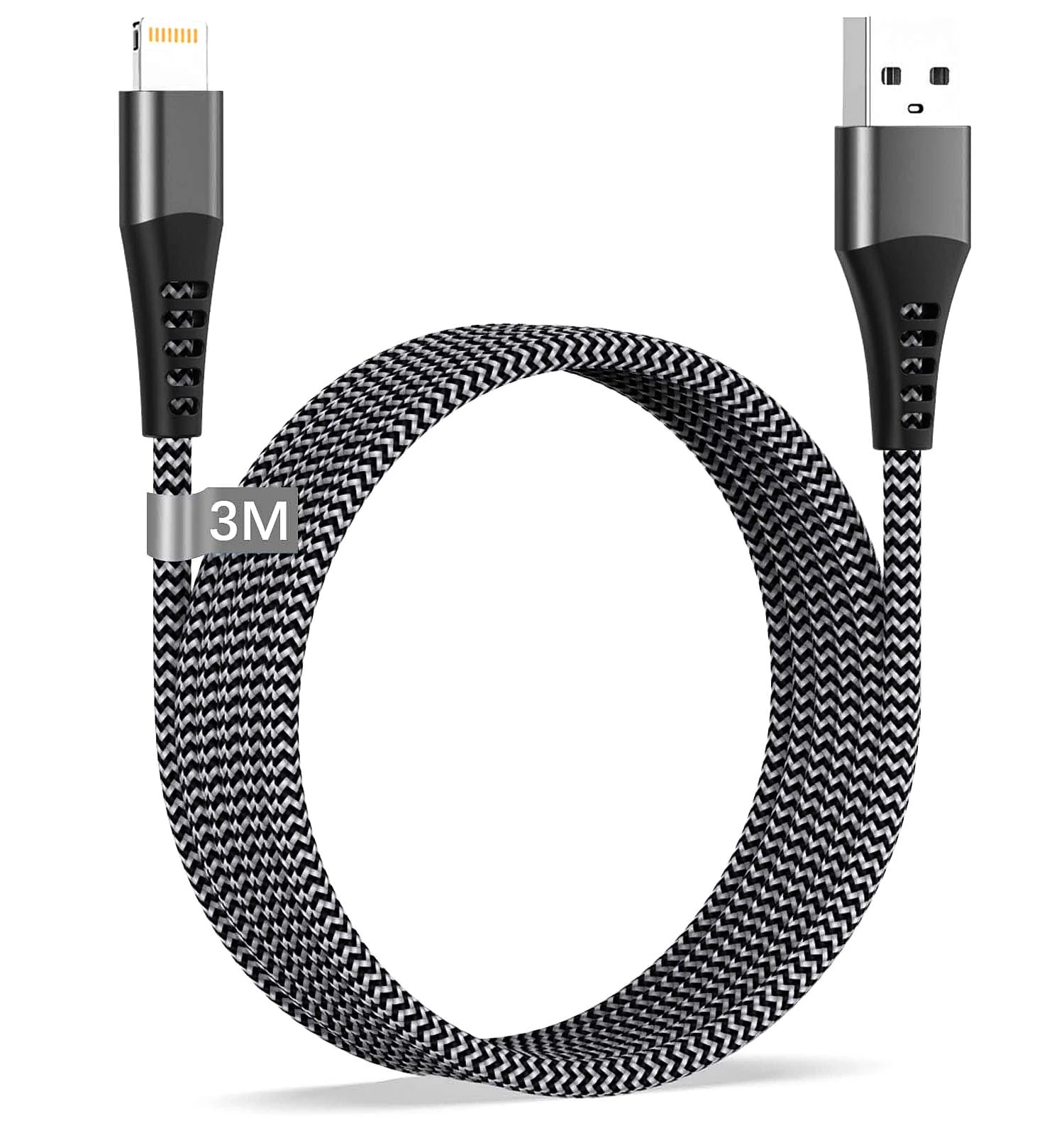 iPhone Charger Cable 3M [MFi Certified], USB to Lightning Cable 3M Long iPhone Fast Charger Cable Nylon Braided IPhone Cable Fast Charging Cable Lead Wire for iphone 14/13/12/11 Pro Max/XS/8/SE/iPad