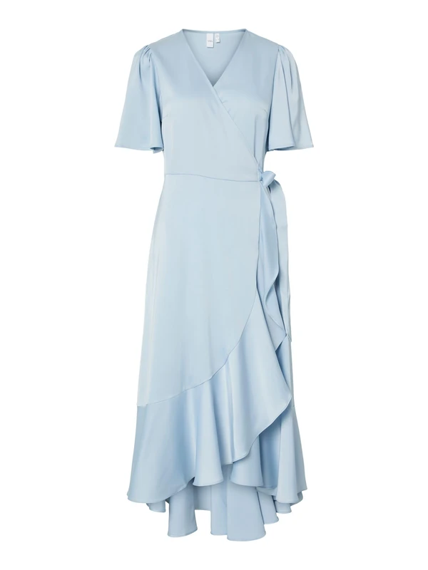 Y.A.S Yasthea 2/4 Midi Wrap Dress S. Noos, Skyway, 46 Women - Image 1