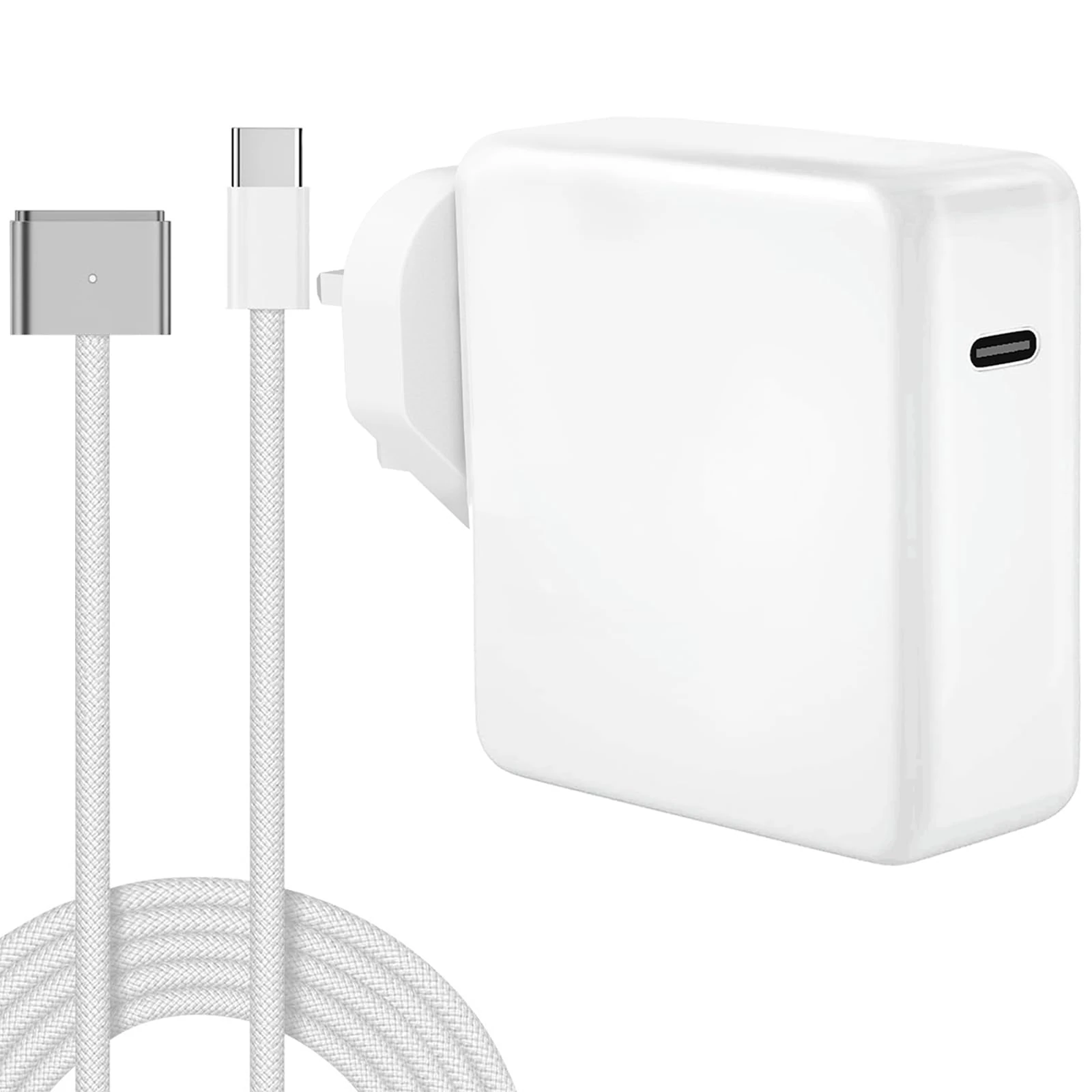 Mac Book Pro Air Charger 96W C to Magnetic 3 Charger M4 M3 M2 M1 2025 2024 2023 2022 2021, Super Fast Adapter Compatible With MacBook Pro16/14", MacBook Air15/13" Original Quality 6.6FT Braided Cable