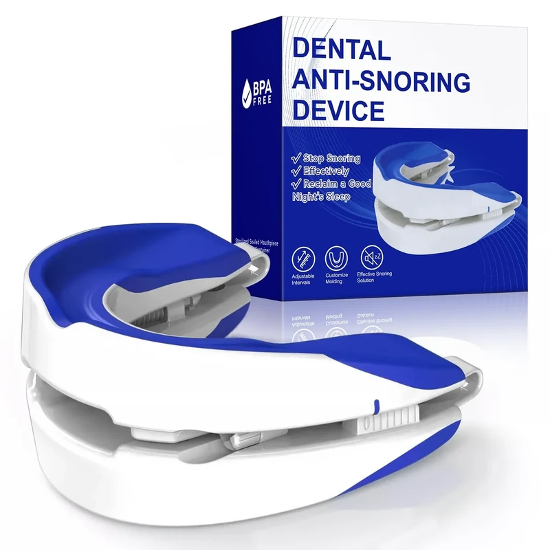 Anti Snoring Devices for Sleep,Adjustable Anti Snoring Device Mouth Guard,Sleeping Snore Stopper Mouthpiece,Anti Snore Mouthpiece