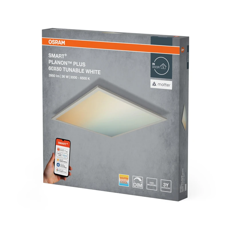 OSRAM Smart+ LED Panel Matter WiFi 60x60cm - Adjustable White