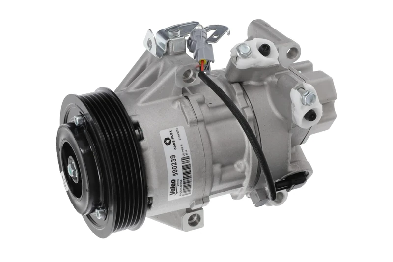 Valeo Compressor, Air Conditioning, Prefilled with Oil, 690239