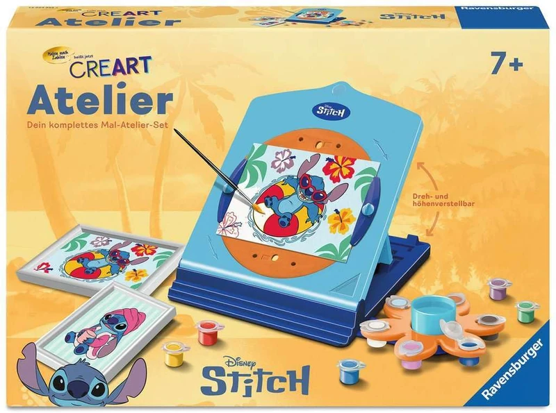 Ravensburger CreArt 12023305 Painting by Numbers - Atelier Disney Stitch - Children from 7 Years