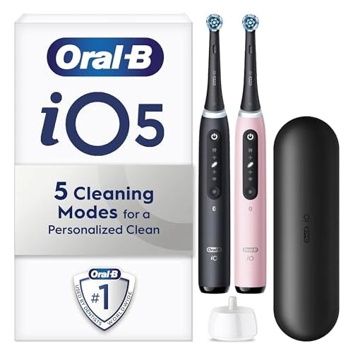 Oral B Black & Pink + 4 Heads