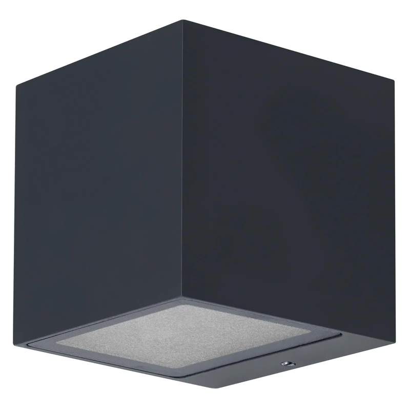 OSRAM Smart+ Up/Down RGB & Warm White Outdoor Wall Light, WiFi Control, Dimmable, Dark Grey Aluminium Housing, IP44 Protection