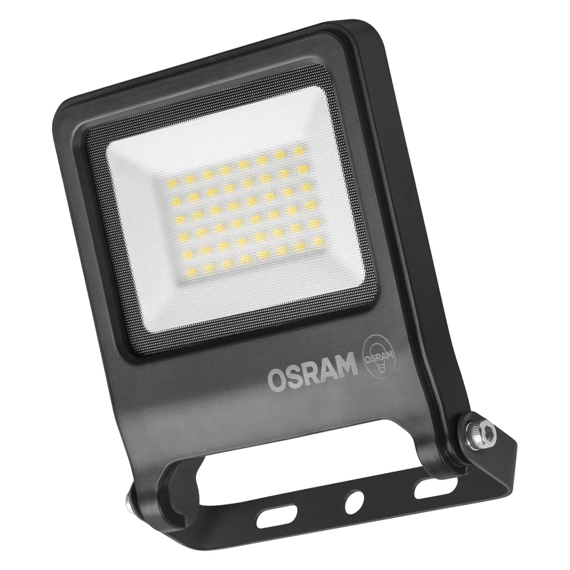 OSRAM Endura Flood PC 30W LED Floodlight, 3000K Warm White, 3000 Lumens, IP65 Flood Light Environmentally Friendly, 110° Beam Angle, 100 Lm/W, Grey, 2-Pack
