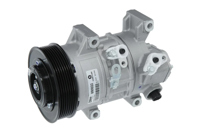 Valeo Compressor, Air Conditioning, Prefilled with Oil, 690022