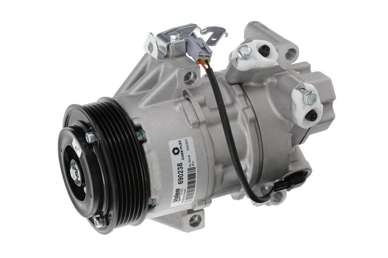 Valeo Compressor, Air Conditioning, Prefilled with Oil, 690238