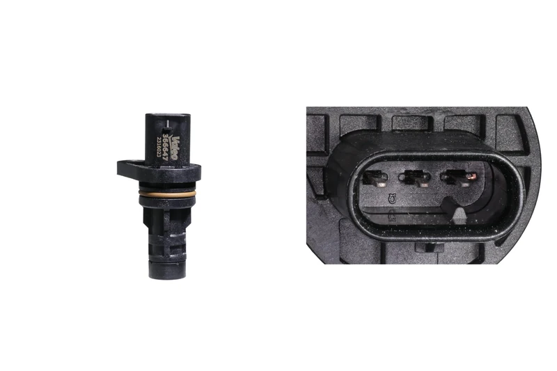 VALEO -366647-Angle sensor, crankshaft-Number of pins: 3 - Plug shape: OVAL - with cable: NO - Probe length [mm]: 35 - Sensor technology: EFFET HALL