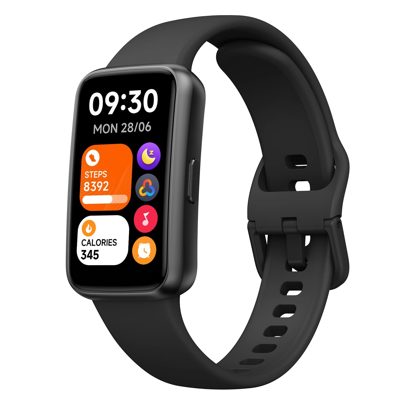 TOOBUR Fitness Tracker Watch, NO APP or Phone Required, 3ATM Waterproof, Heart Rate, Sleep Monitor, 100 Sports Modes, Notifications, Pedometer Step Counter, Activity Tracker for Men Women, Black