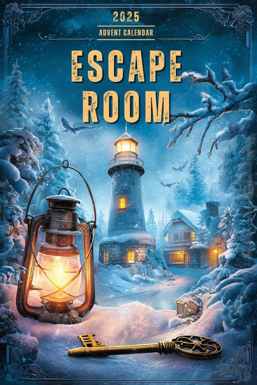 Escape Room Advent Calendar: Puzzle Book for Adults, Teens, and Kids to Solve Before Christmas