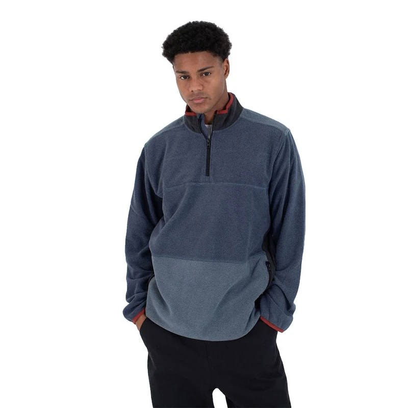 Sweatshirt men - Blocked windchill, Obsidian, M
