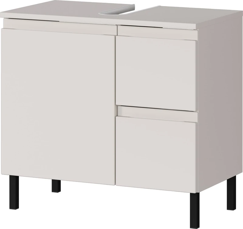 Germania 8244-572 GW-Salinas Basin Cabinet in Cashmere with Siphon Cut-Out 60 x 56 x 34 cm (W x H x D)
