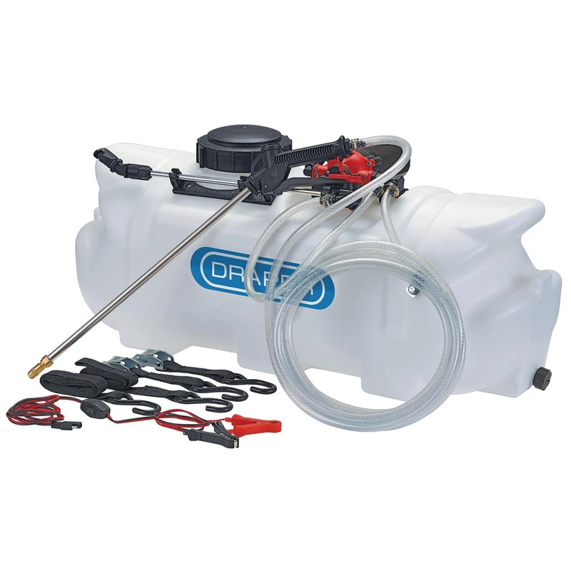 Draper - ATV Spot & Broadcast Sprayer 60L – Heavy Duty Tank with Powerful Diaphragm Pump, Dual Spray Lance System, Cone & Stream Patterns, Remote Switch – Fertiliser, Weed Killer & De-Icer - Image 1