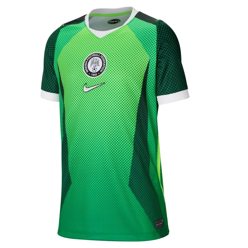 Nike Men's NFF Dri-Fit SS Stadium Home Jersey, Pine Green/Electric Green/Whit, L