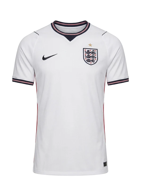 Nike Men's ENT Dri-Fit SS Stadium Home Jersey, White/Speed Red/Obsidian/Obsid, M
