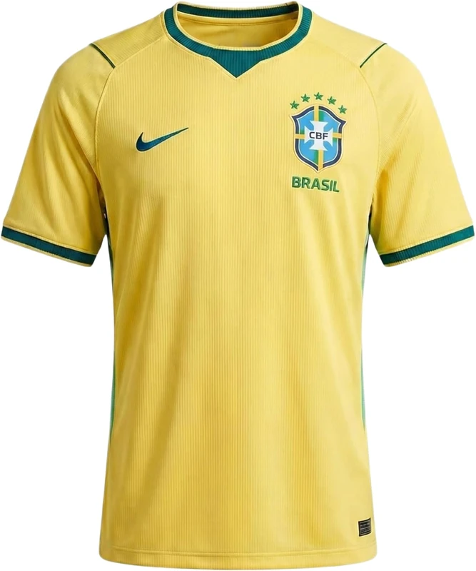 Nike Men's CBF Dri-Fit SS Stadium Home Jersey, Canary/Light Menta/Geode Teal, L