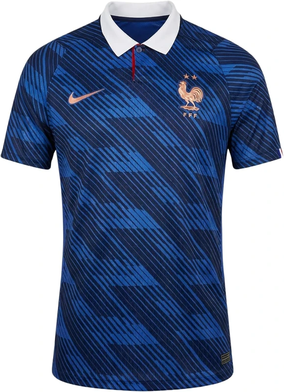 Nike Kids FFF Dri-Fit SS Stadium Home Jersey, Game Royal/Metallic Copper, 10/12 Years