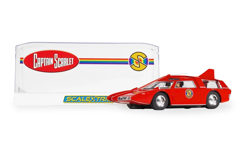 Scalextric Cars - C4641 Captain Scarlett Spectrum Patrol Car - Toy Slot Car for use with Race Tracks and Set - Gift Ideas for Kids and Adults, Scalextric Accessories, Red