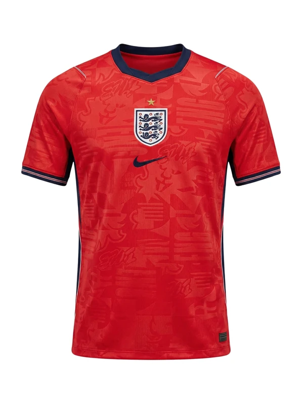 Nike Kids ENT Dri-Fit SS Stadium Away Jersey, Speed Red/Obsidian/White/Obsid, 8/10 Years