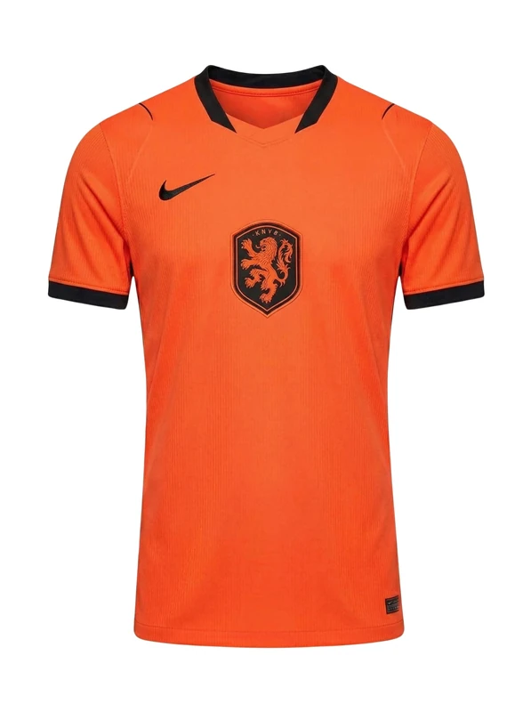 Nike Kids KNVB Dri-Fit SS Stadium Home Jersey, Hyper Crimson/Black, 10/12 Years - Image 1