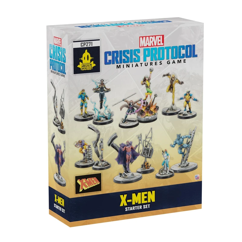 Asmodee | Marvel: Crisis Protocol - X-Men Starter Set | Tabletop Miniatures Game | Ages 14+ | 2 Players | 90 Minutes Playing Time