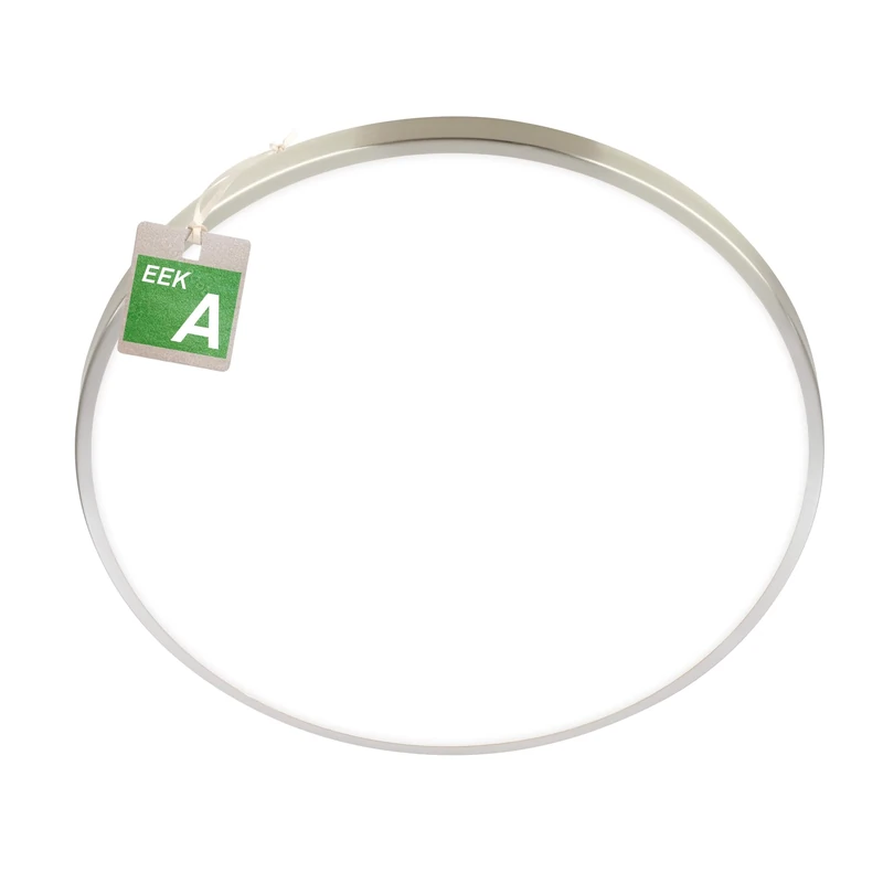 BRILONER - EER A LED Ceiling Light Energy Saving with 17.1W at 3900lm, Neutral White, for Living Room, Bedroom, Lounge, LED Light, 38x6 cm, Brushed Nickel