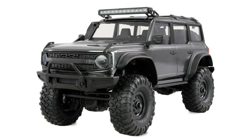 Amewi AMXRock Mini Caballo Scale Crawler 4WD 1:16 RTR Grey with Remote Control, Battery, Charging Cable