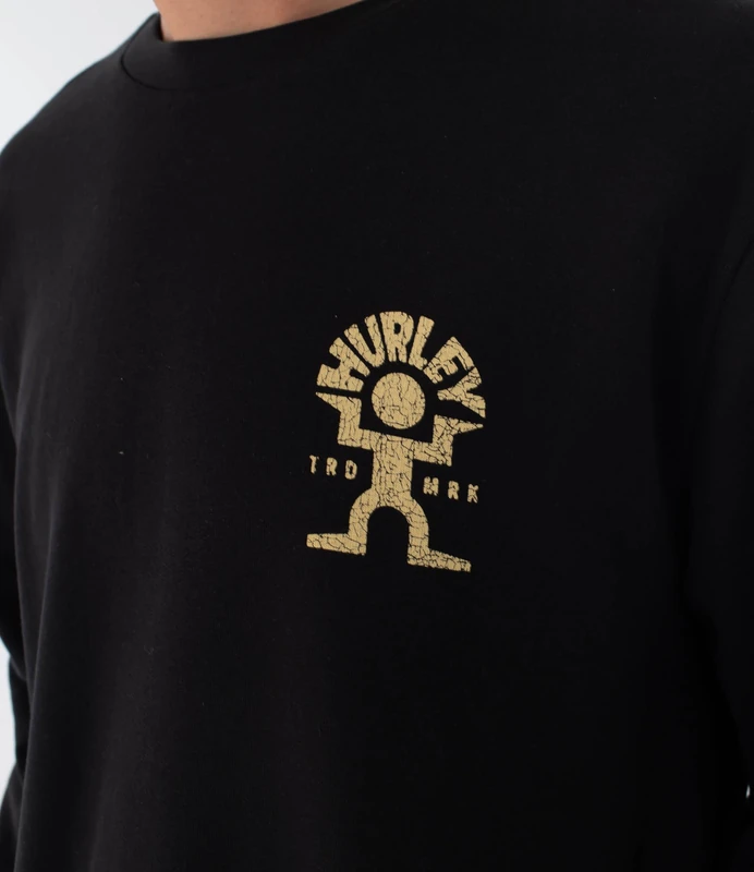 Hurley Sweatshirt men - Dancer, Black, XXL
