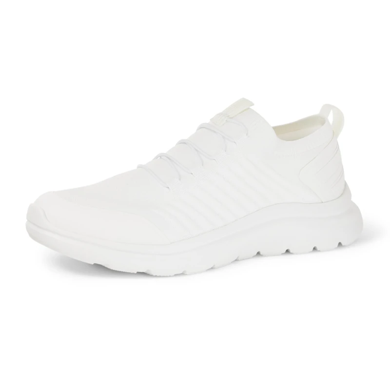 Amazon Essentials Men's Lightweight Knit Running Trainers, White, 12 UK
