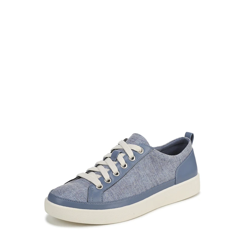Vionic Women's Winny Lace-Up Trainers, Blue Denim Canvas, Medium Fit, UK 4