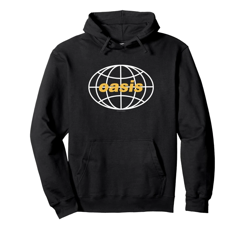 Oasis Amazon Exclusive All Around The World 1997 Black Pullover Hoodie - Image 1