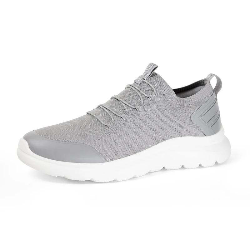 Amazon Essentials Men's Lightweight Knit Running Trainers, Grey, 10.5 UK