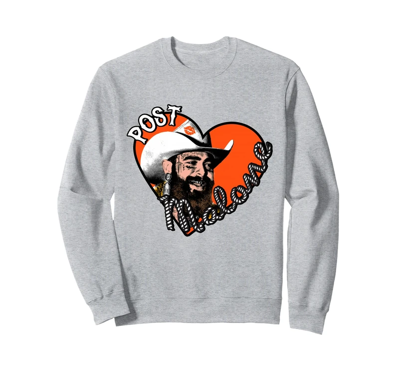 Official Post Malone Heart Photo Sweatshirt