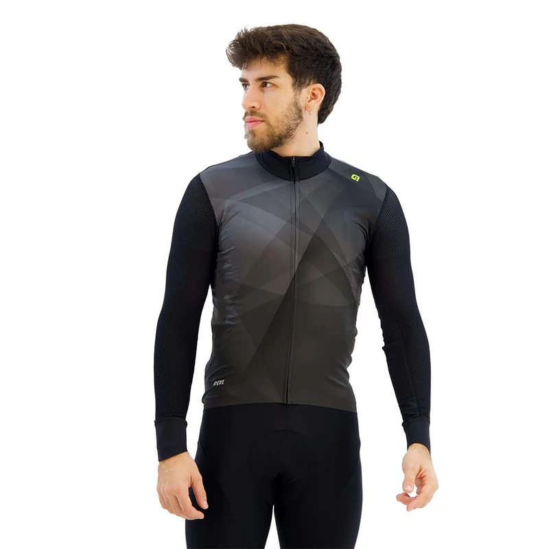 ALE' Alé R-EV1 Quick Long Sleeve Jersey L Black