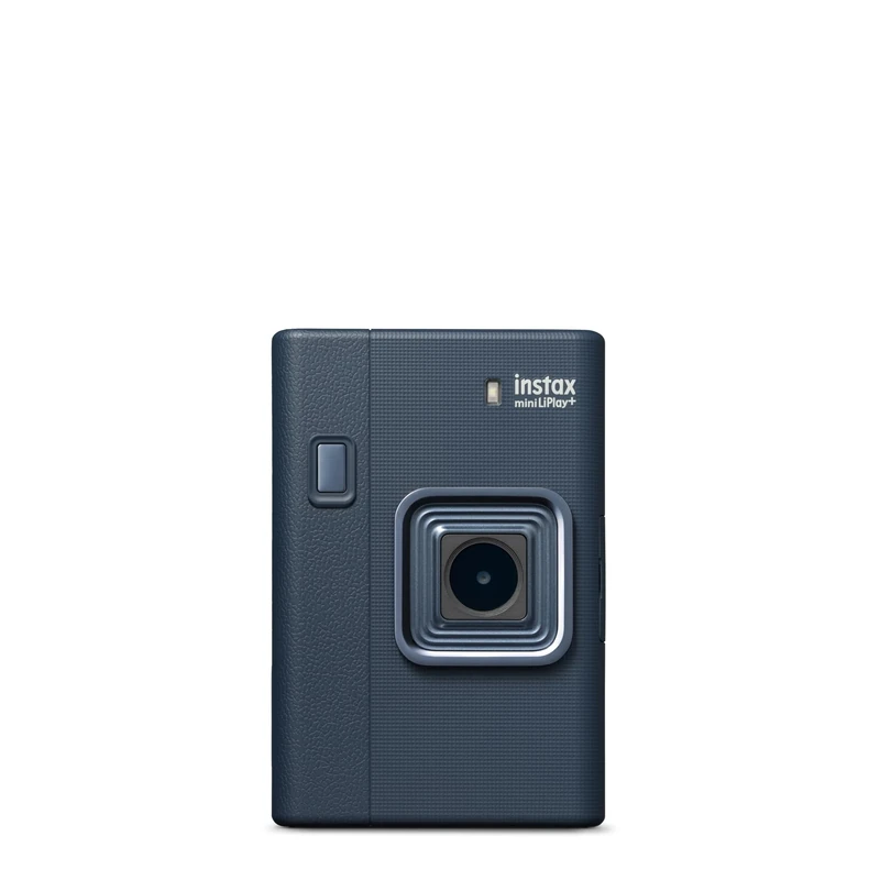 instax mini LiPlay+ Hybrid digital instant film camera and photo printer, with rear 6 x 4 cm LCD screen, sound recording capabilities, Dual cameras - main and wide-angle selfie, Midnight