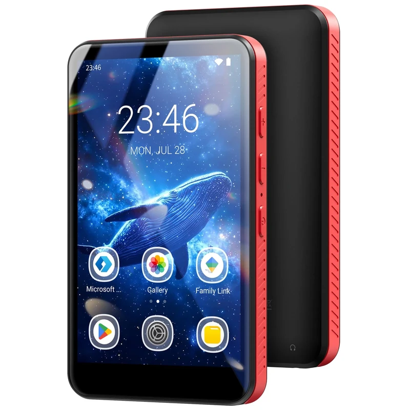 MECHEN 96GB Android MP3 MP4 Player, 4" Touchscreen with Google Play Store, Bluetooth and WiFi, Supports Spotify, Amazon Music, Pandora, Audible, Built-in Speaker