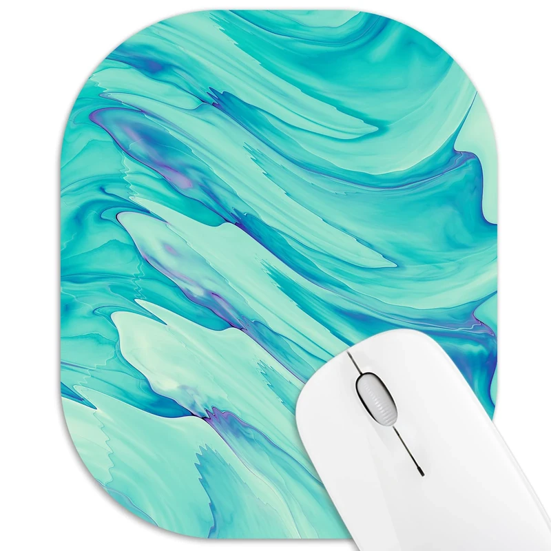 LF LOIAAFEL Mouse Mat, Non-Slip Small Mouse Pad, Mini Mousepads Cute, Rubber Mouse Pads Marble Portable for Travel Working Home Desk Organiser