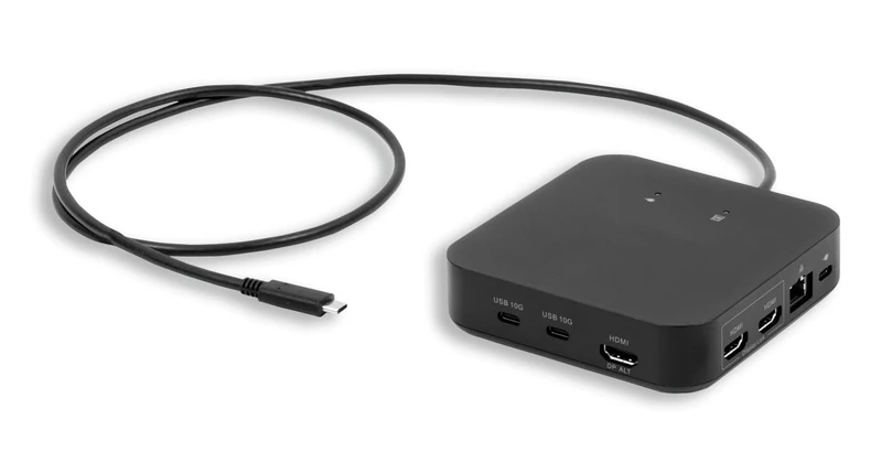 LMP USB-C Docking Station with 12 Ports, Triple HDMI 4K 60Hz, DisplayLink, Gigabit Ethernet, USB-A/C, Audio, SD/microSD, 85W PD – Compatible with MacBook M1, MacBook M2, MacBook M3