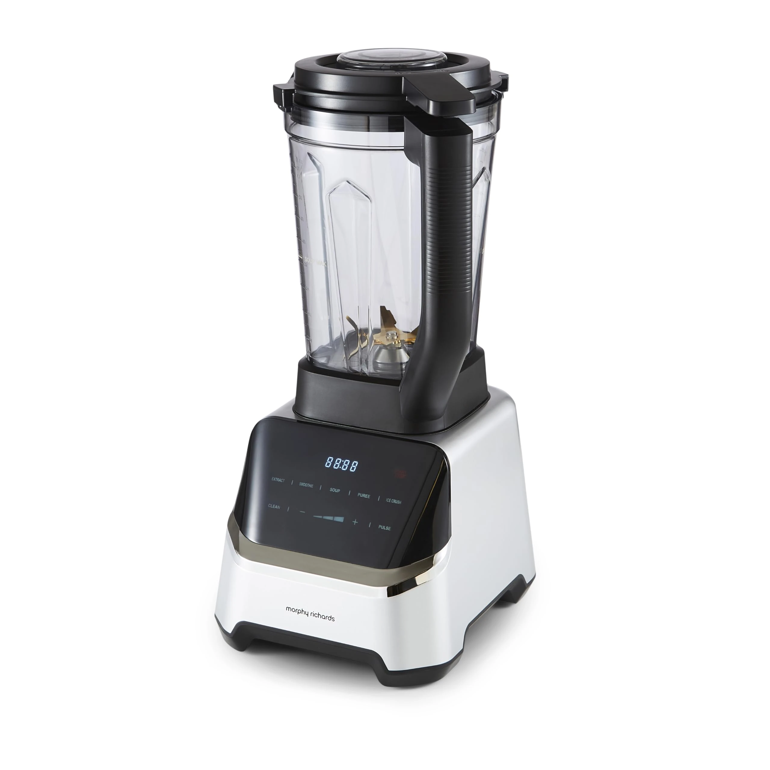 Morphy Richards Jug Blender & Soup Maker, 2L, Low Noise, 45000 rpm, High Speed, Controlled Blend, Multi Functional, Hot Soup, Crushed Ice, Blending, Smoothie, Milkshakes, Dishwasher Safe Parts, 403065