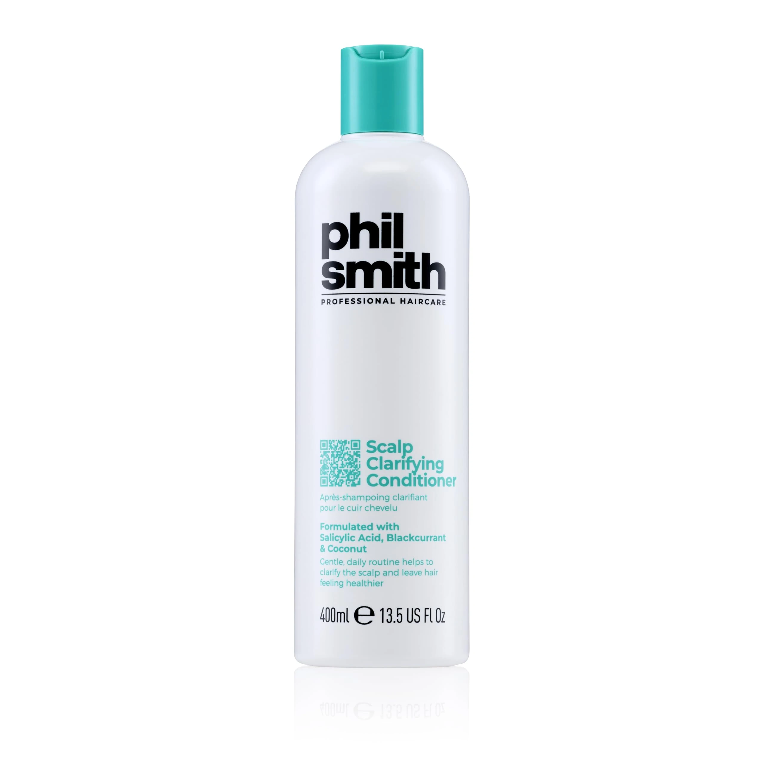 Phil Smith Professional Scalp Clarifying Conditioner 400ml | Refreshing Conditioner that Removes Build-Up & Balances the Scalp