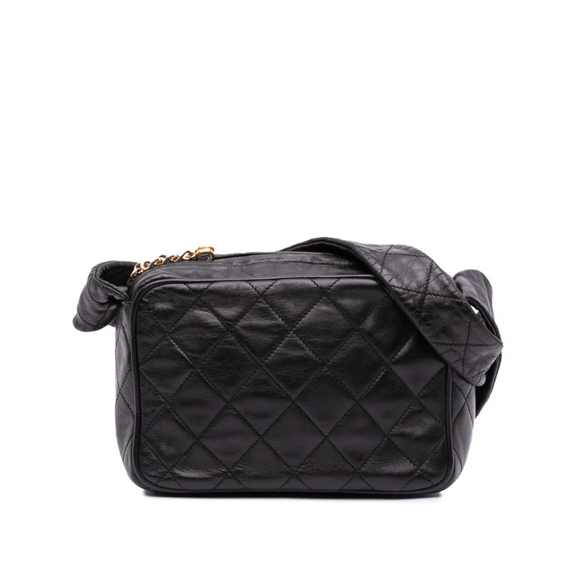 Chanel Pre-Loved Mini Quilted Lambskin Camera Crossbody