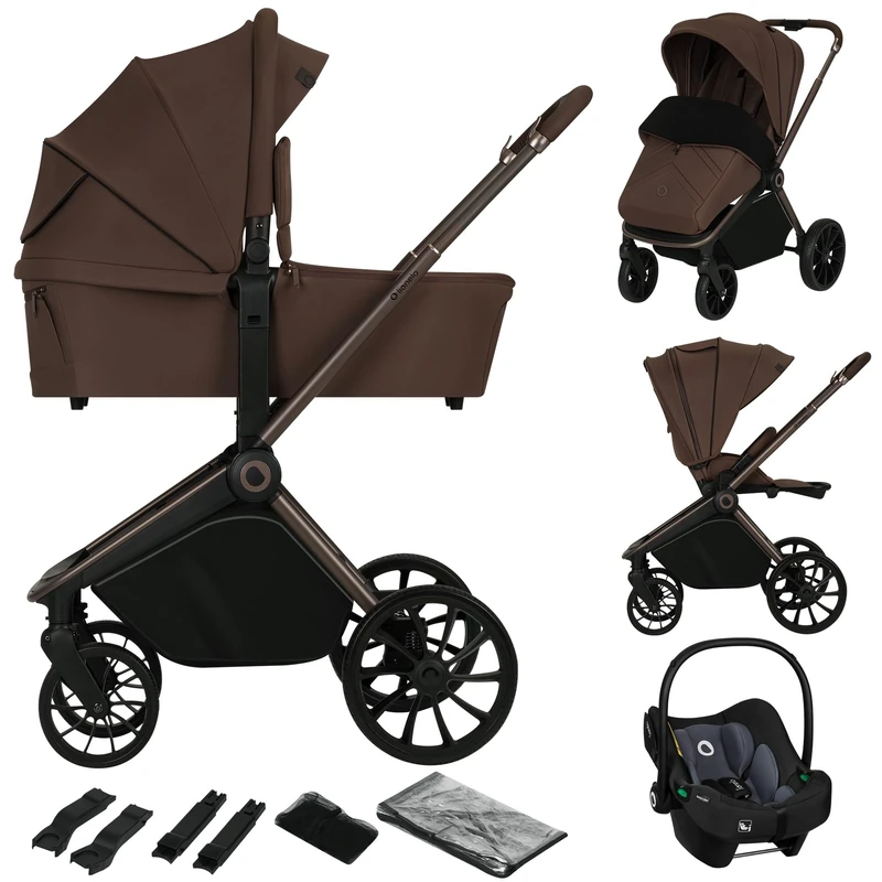 Lionelo Mika Plus 3 in 1 Travel System - All-Terrain Stroller