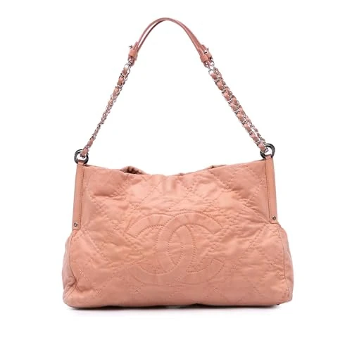 Chanel Pre-Loved Small Iridescent Calfskin Sea Hit Tote Bag