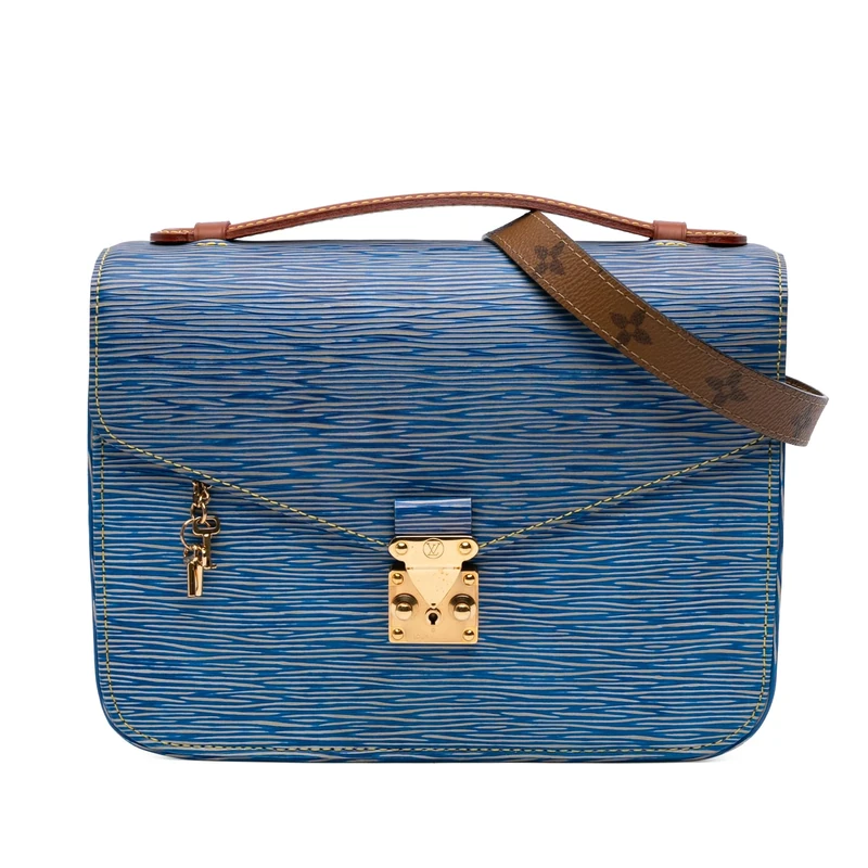 Louis Vuitton Pre-Loved Epi Denim Pochette Metis Handbag